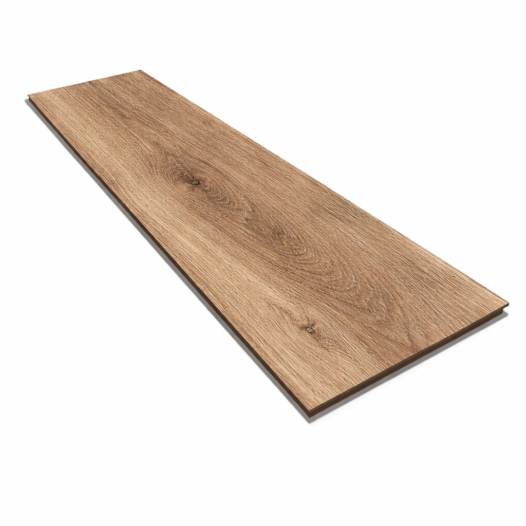 Elba Luxe Natural Honey Oak LVT flooring single plank, click vinyl flooring with integrated underlay
